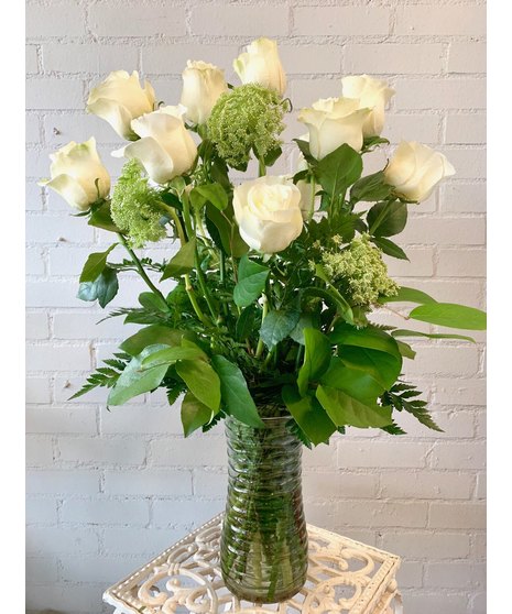 WHITE ROSE ARRANGEMENTS