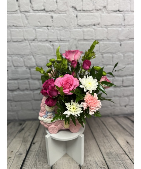 PINK BABY CARRIAGE