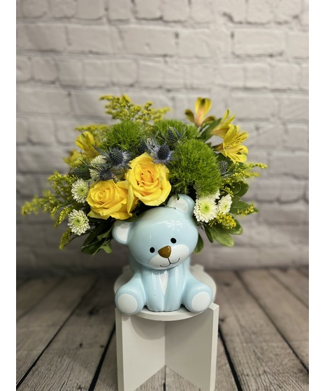 Joyful Blue Bear