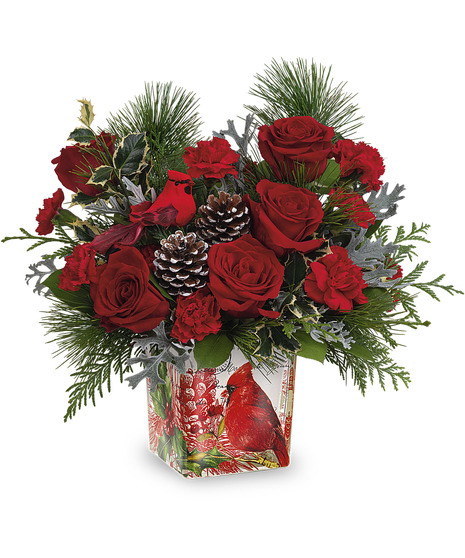 Cardinal Cheer Bouquet
