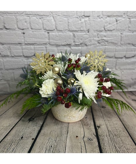 Snowflake Symphony Centerpiece