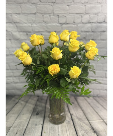 YELLOW ROSE ARRANGEMENTS
