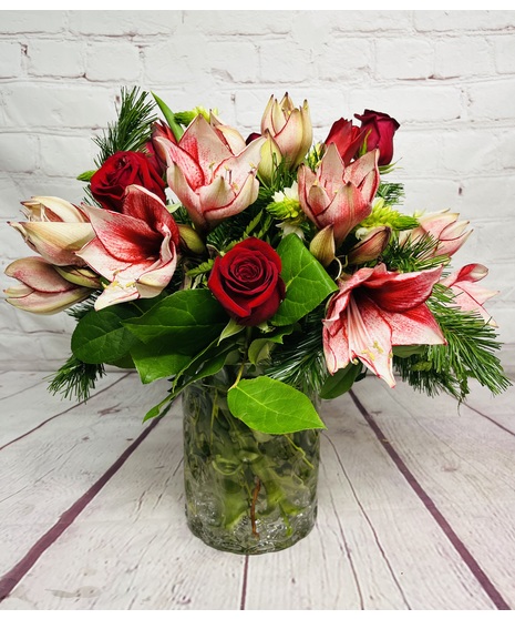Amaryllis and Roses