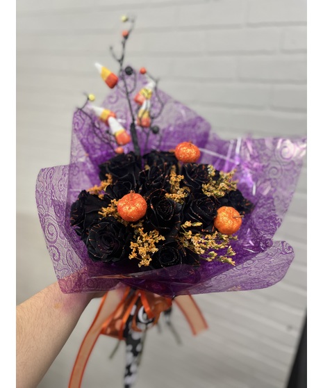 Black Confetti Roses