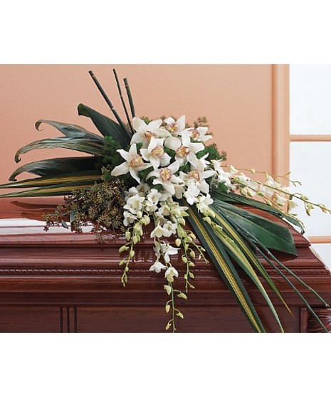 White Orchid Spray